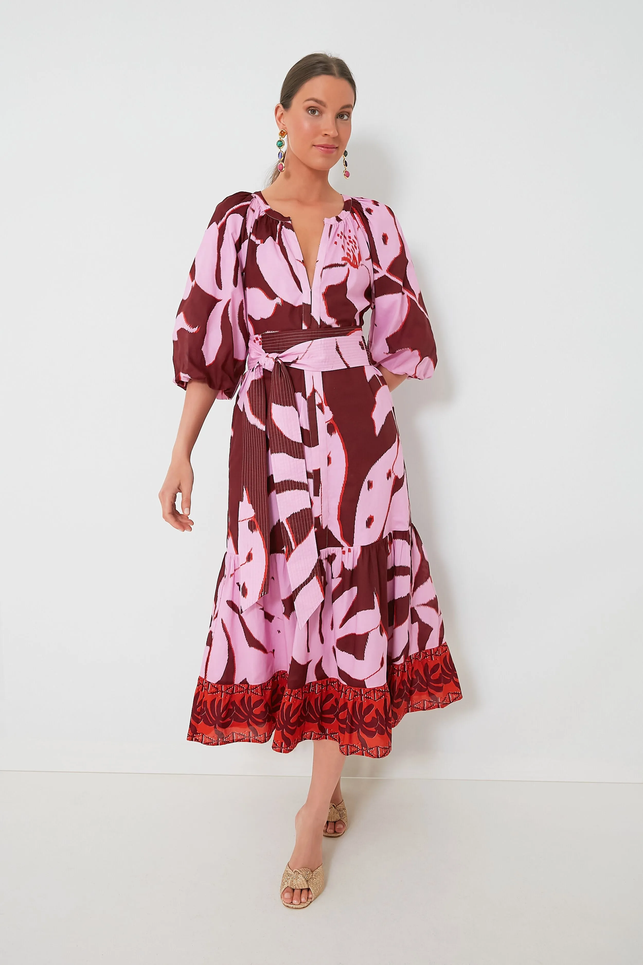 Pink Palm Lyles Dress