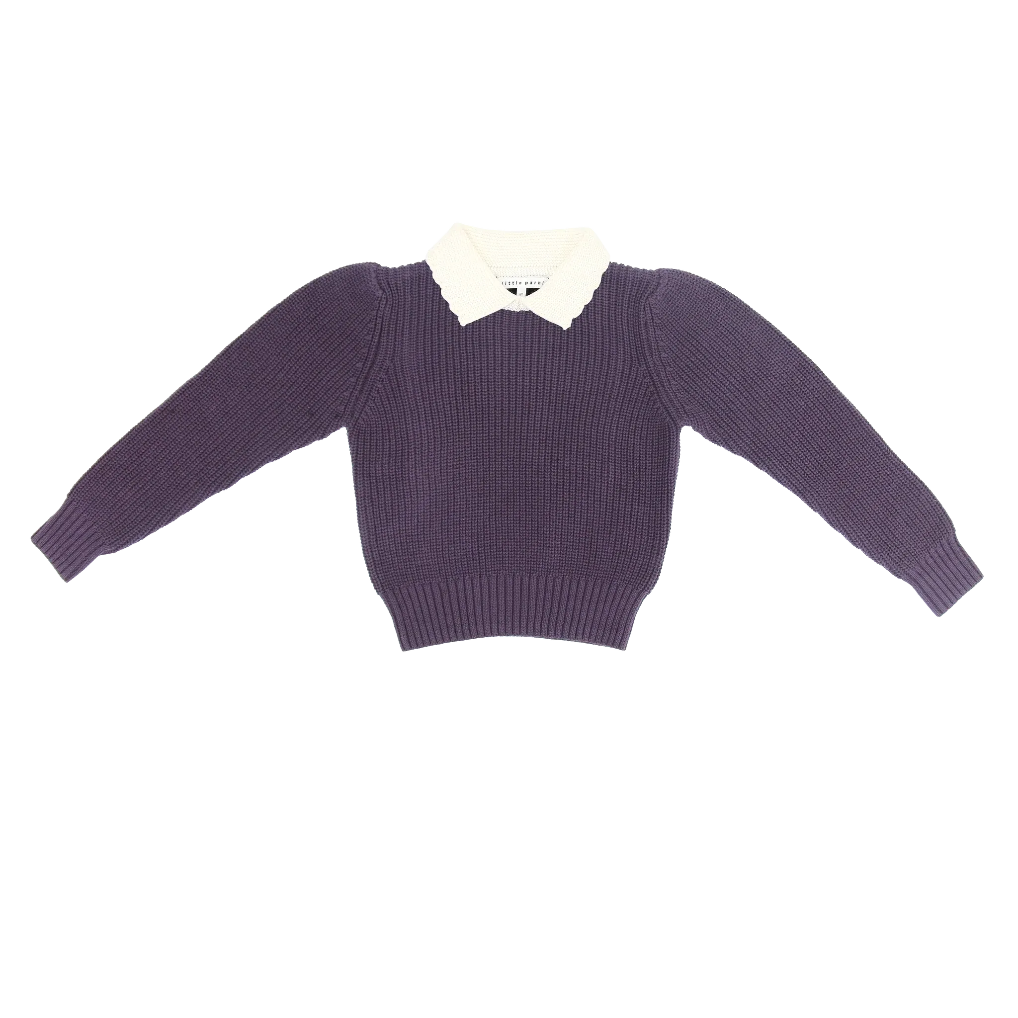 Plum Collared Sweater