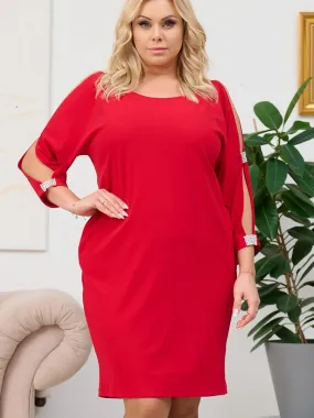 Plus size dress model 191381 Karko