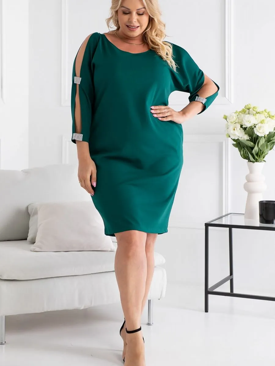 Plus size dress model 191382 Karko