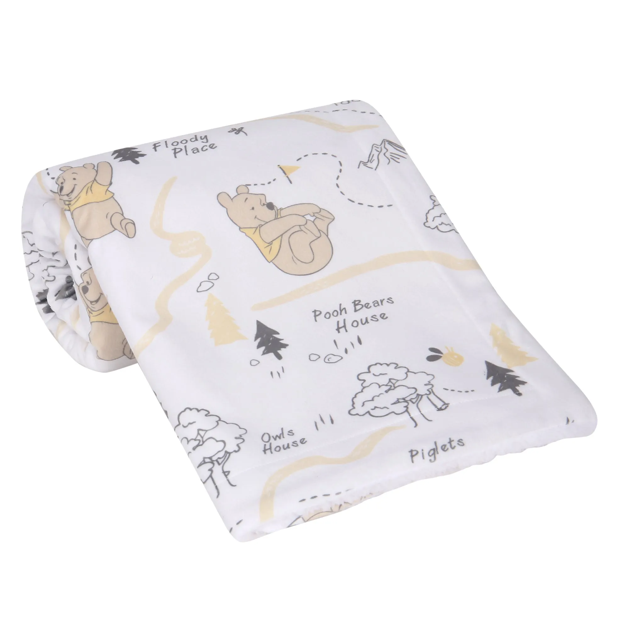 Pooh and the Hundred Acre Woods Baby Blanket