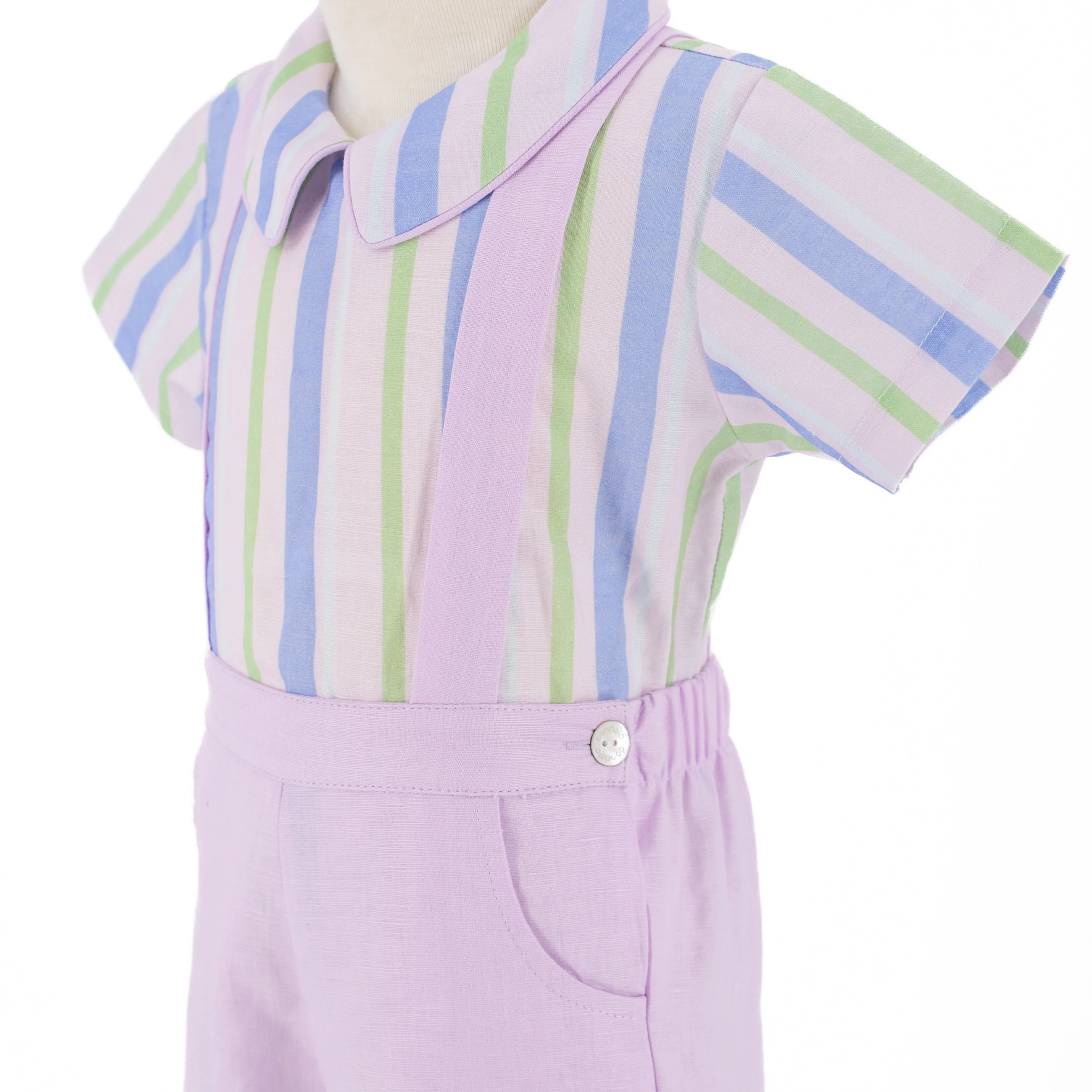 Positano Boy Overall Set