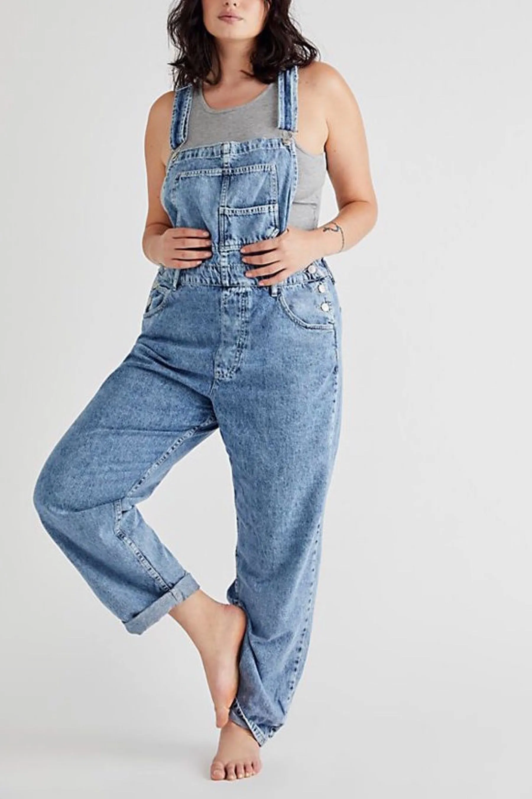 Powder Blue Ziggy Overall