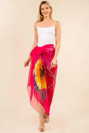 PP-3360 big floral design sarong