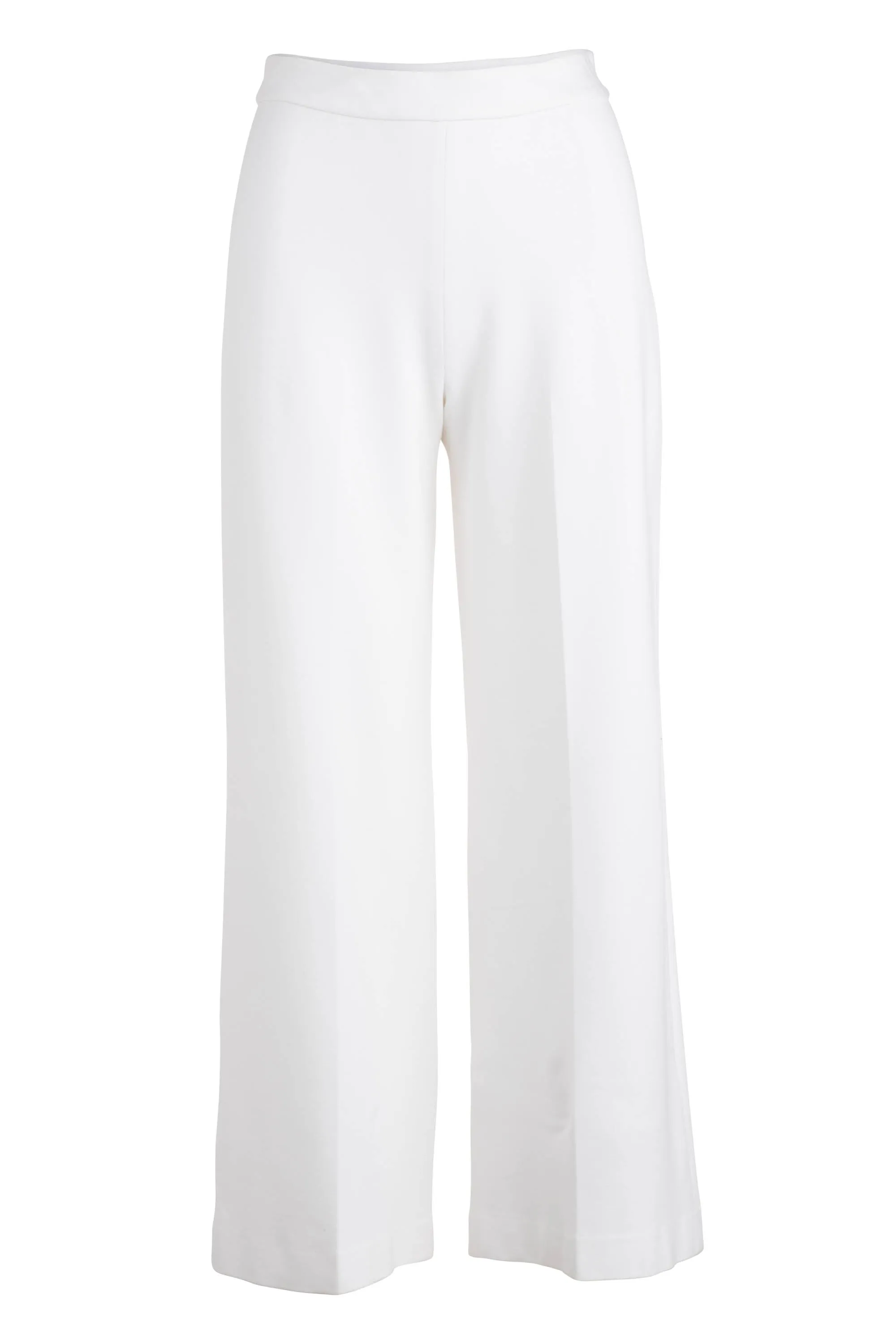 Pull On Cropped Straight Pant