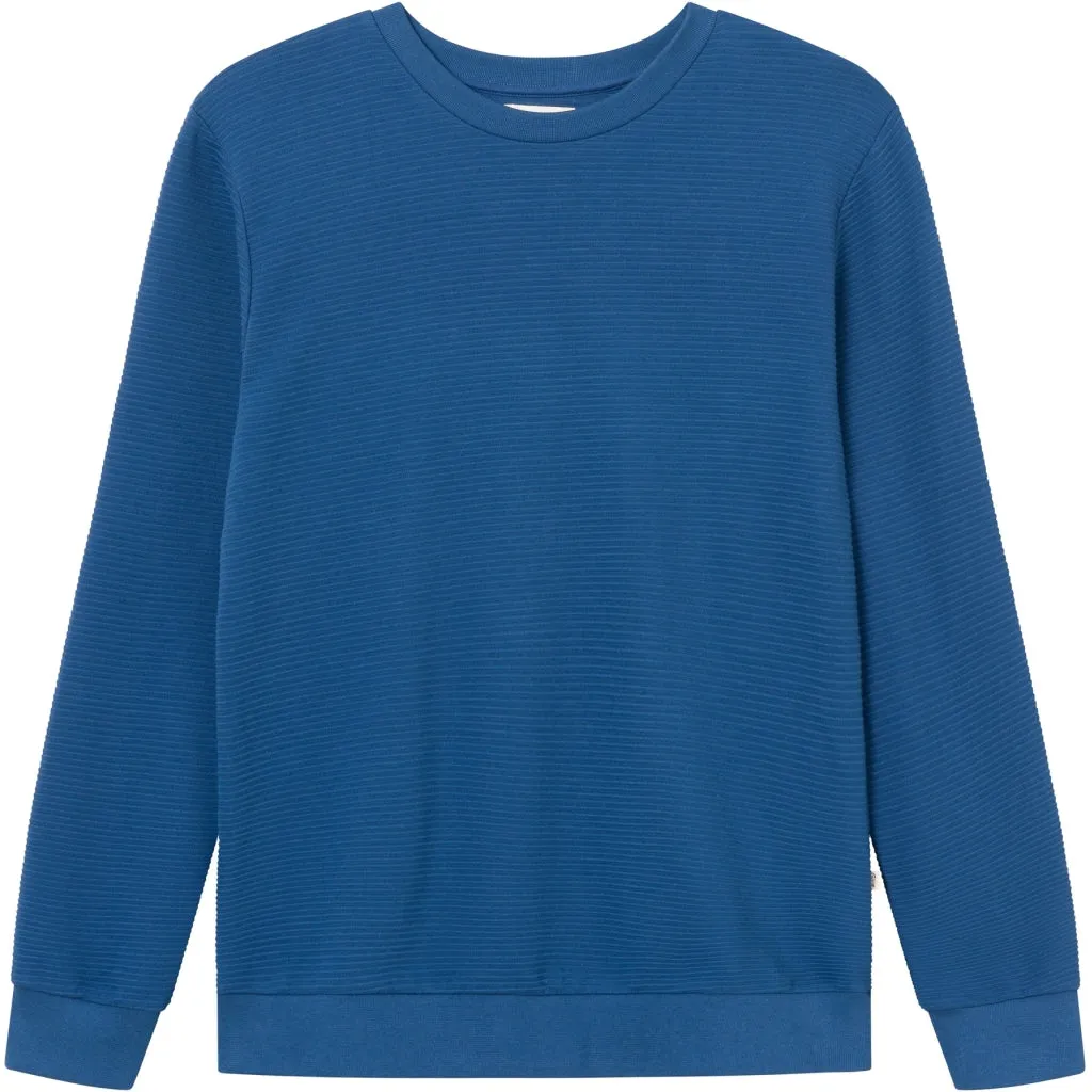 Pullover CANTON Ocean blue rib  | Givn