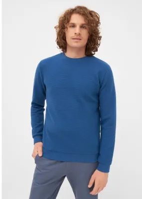 Pullover CANTON Ocean blue rib  | Givn