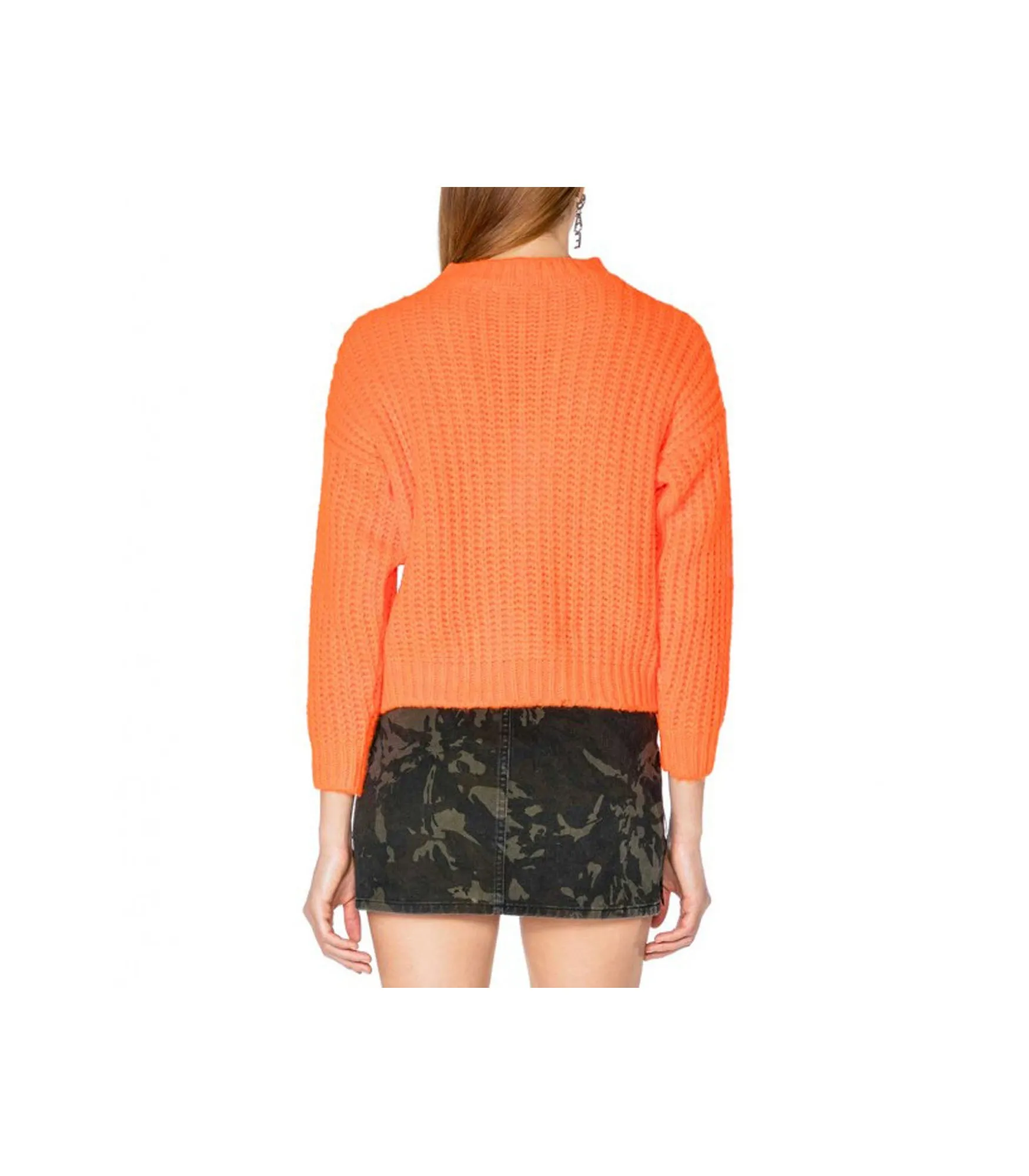 Pullover In Maglieria - Arancio