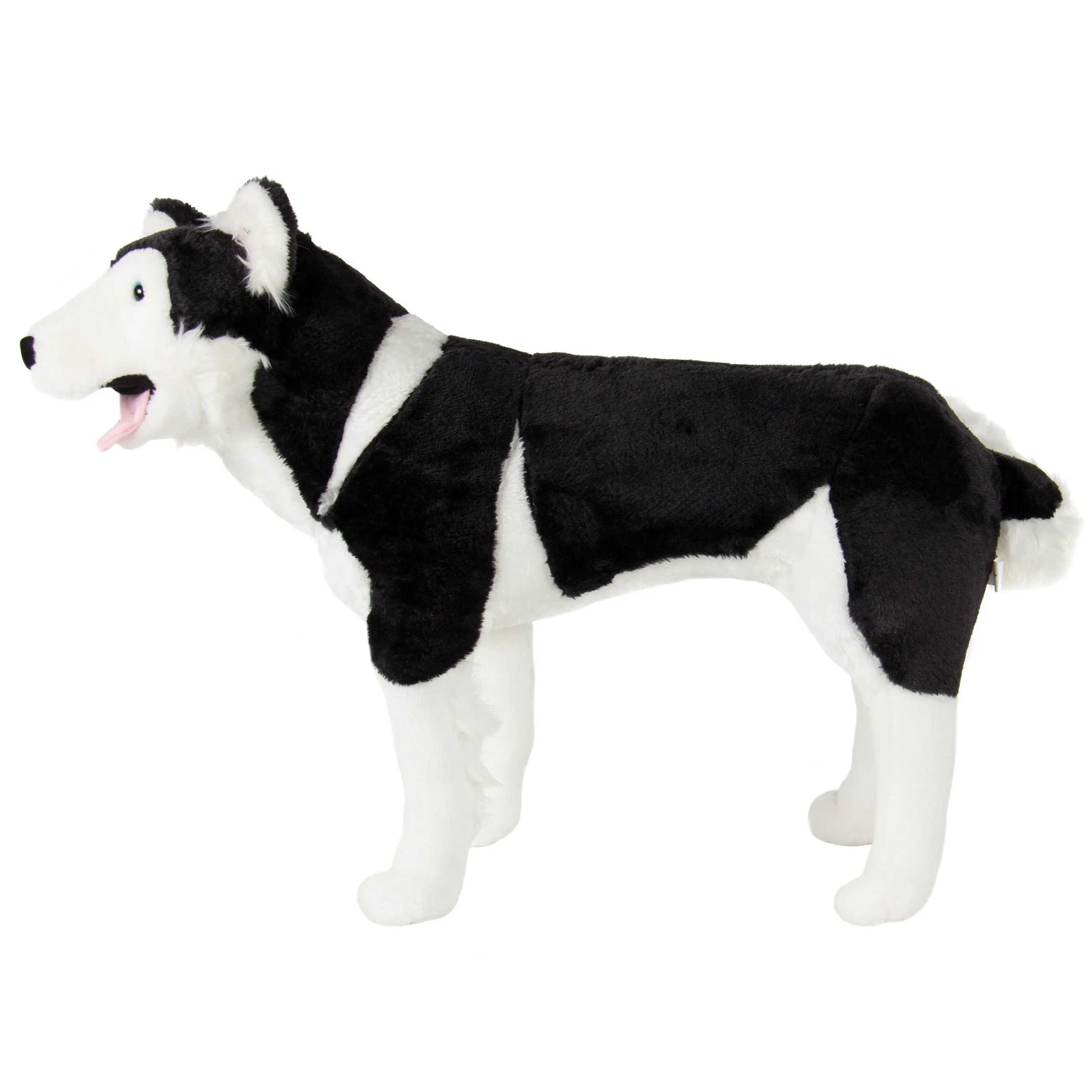 Realistic Large Husky Dog Wolf Plush Animal