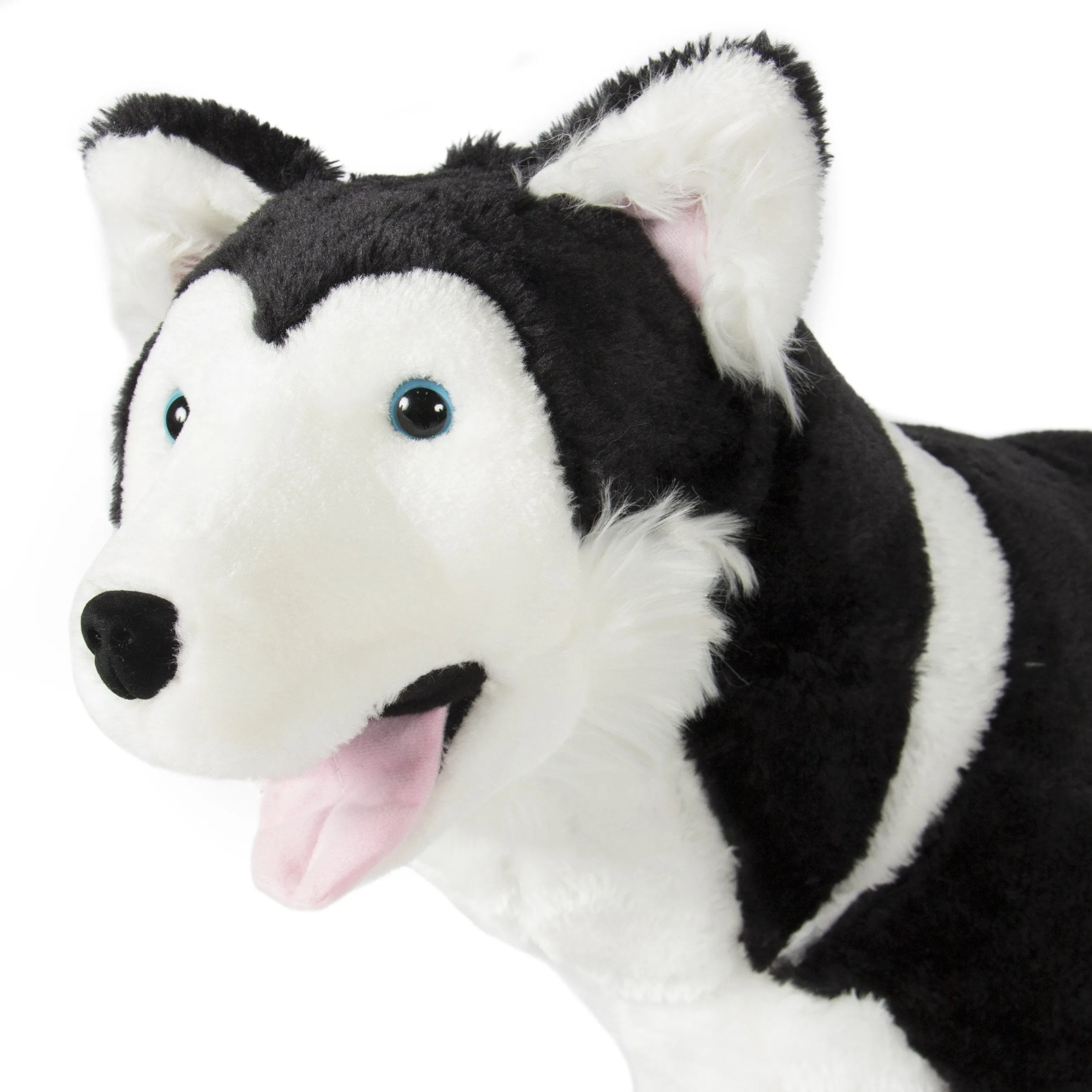 Realistic Large Husky Dog Wolf Plush Animal