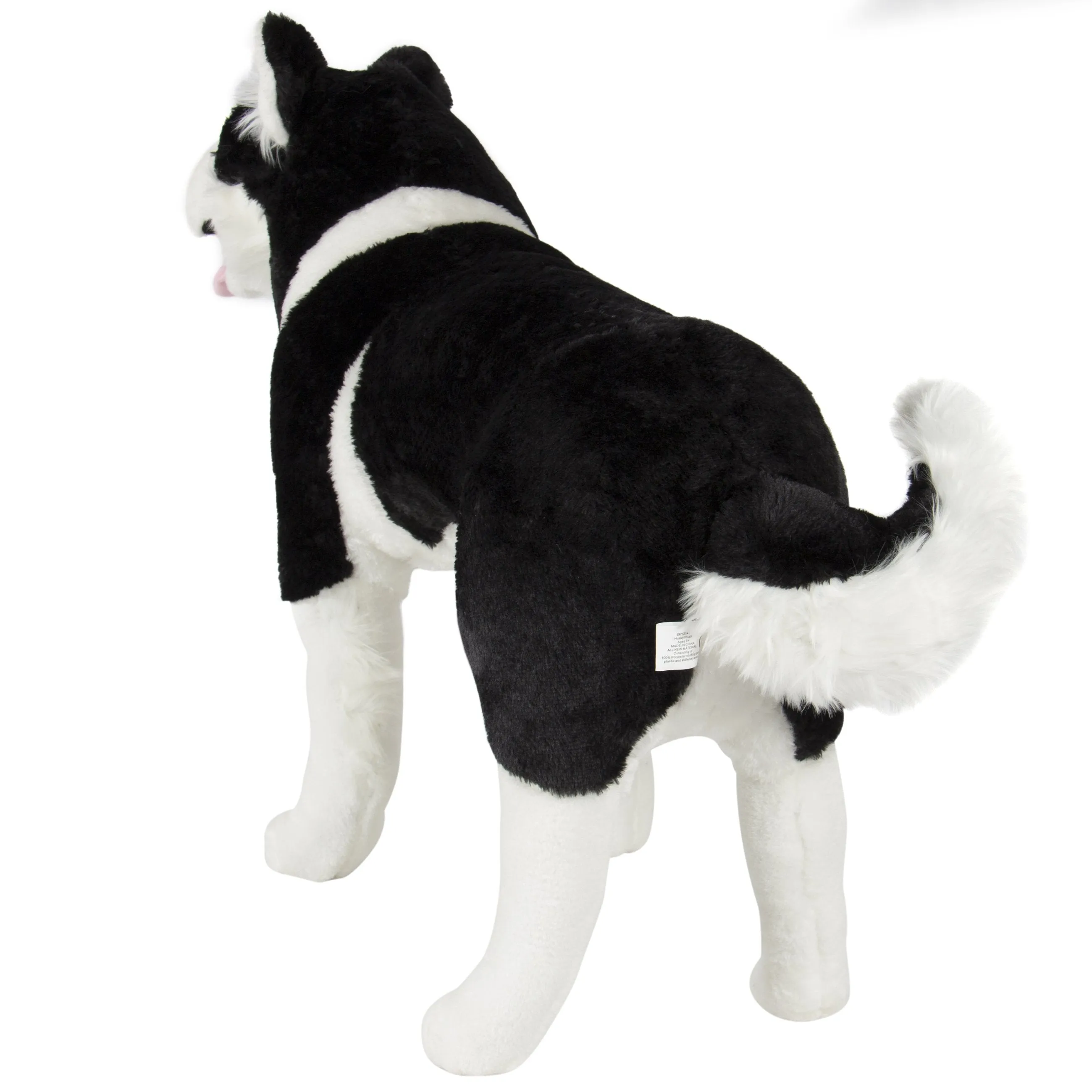 Realistic Large Husky Dog Wolf Plush Animal