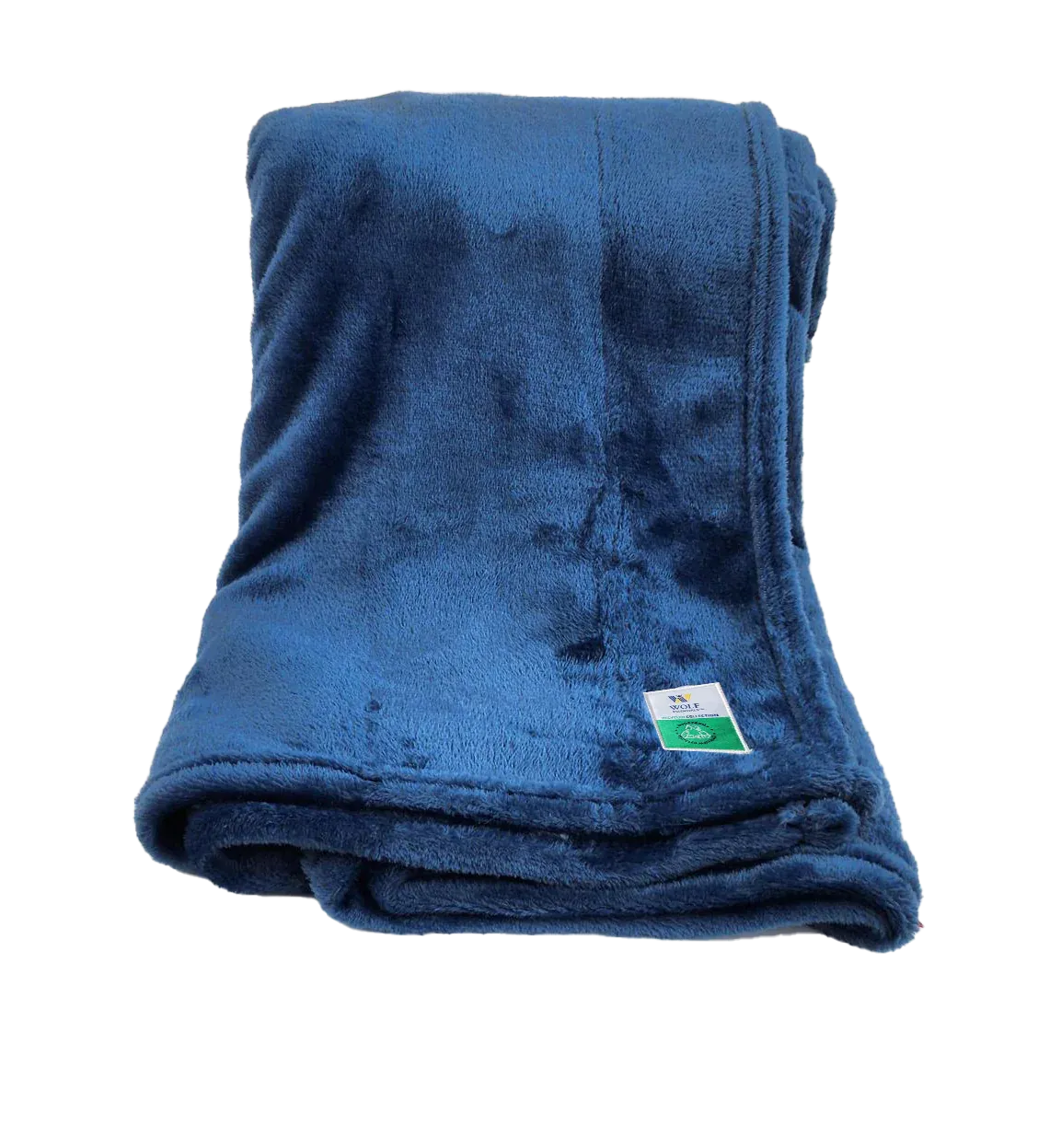 Recycled Fleece Blanket in Indigo