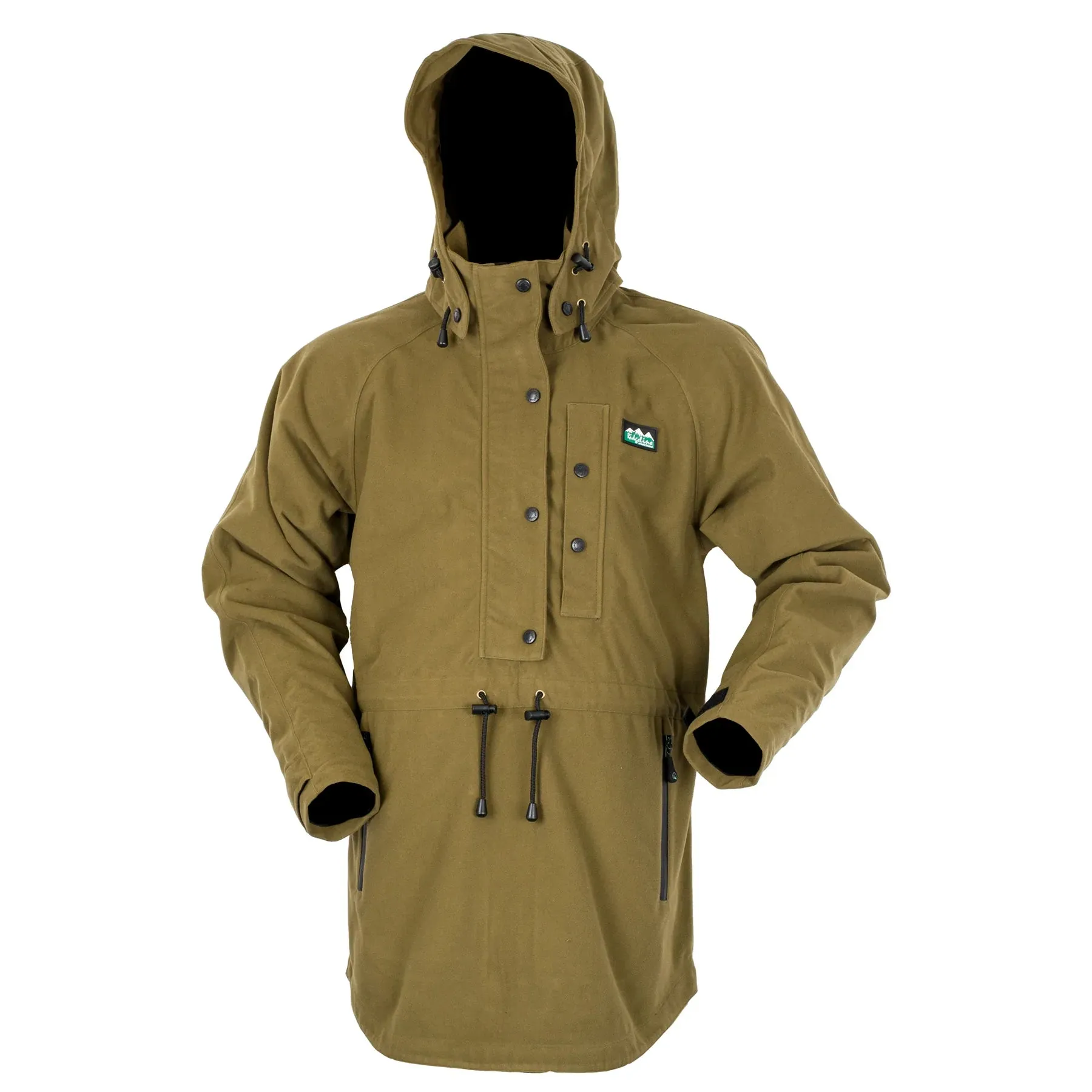 RIDGELINE Mens Monsoon Classic Smock - Teak