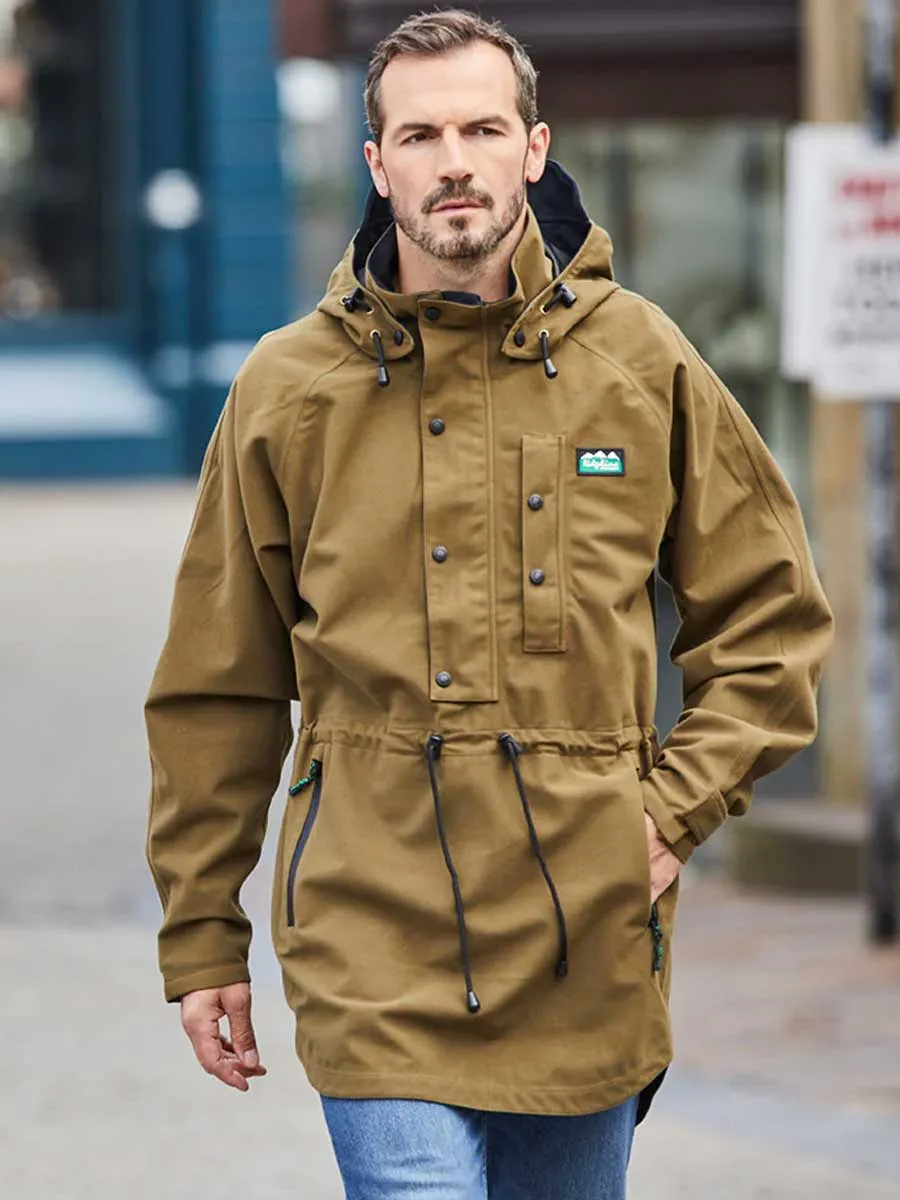 RIDGELINE Mens Monsoon Classic Smock - Teak