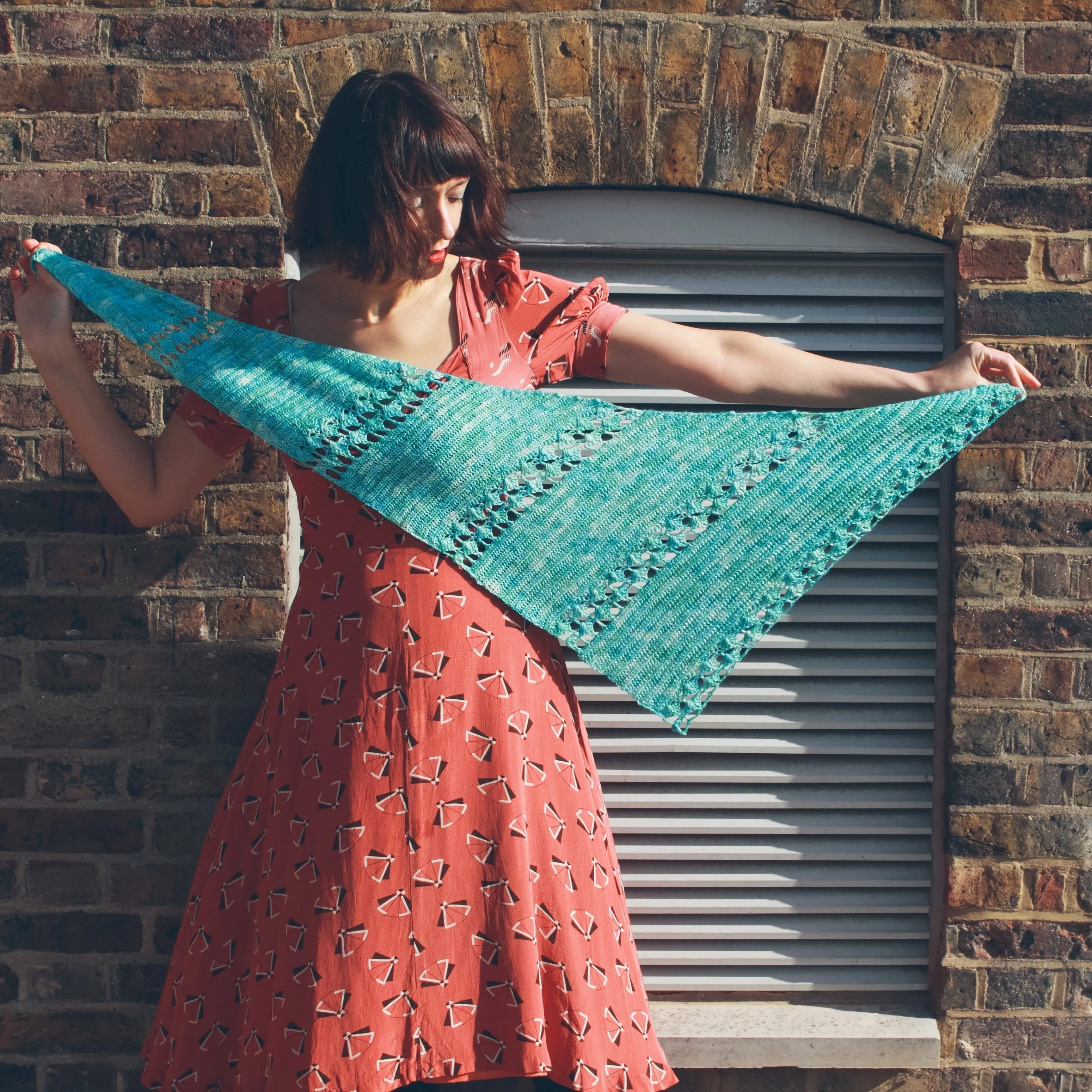 Sea Thistle Shawl