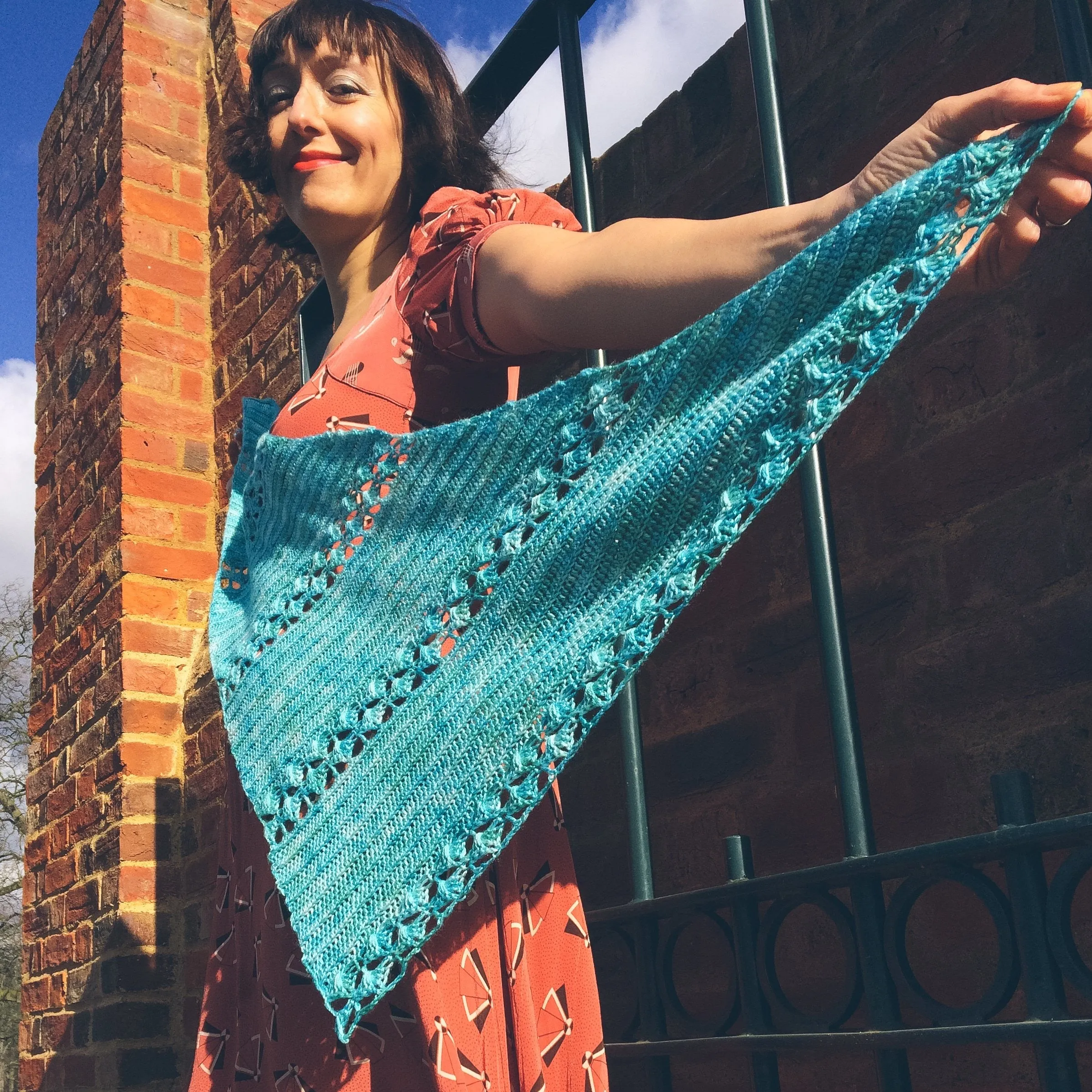 Sea Thistle Shawl