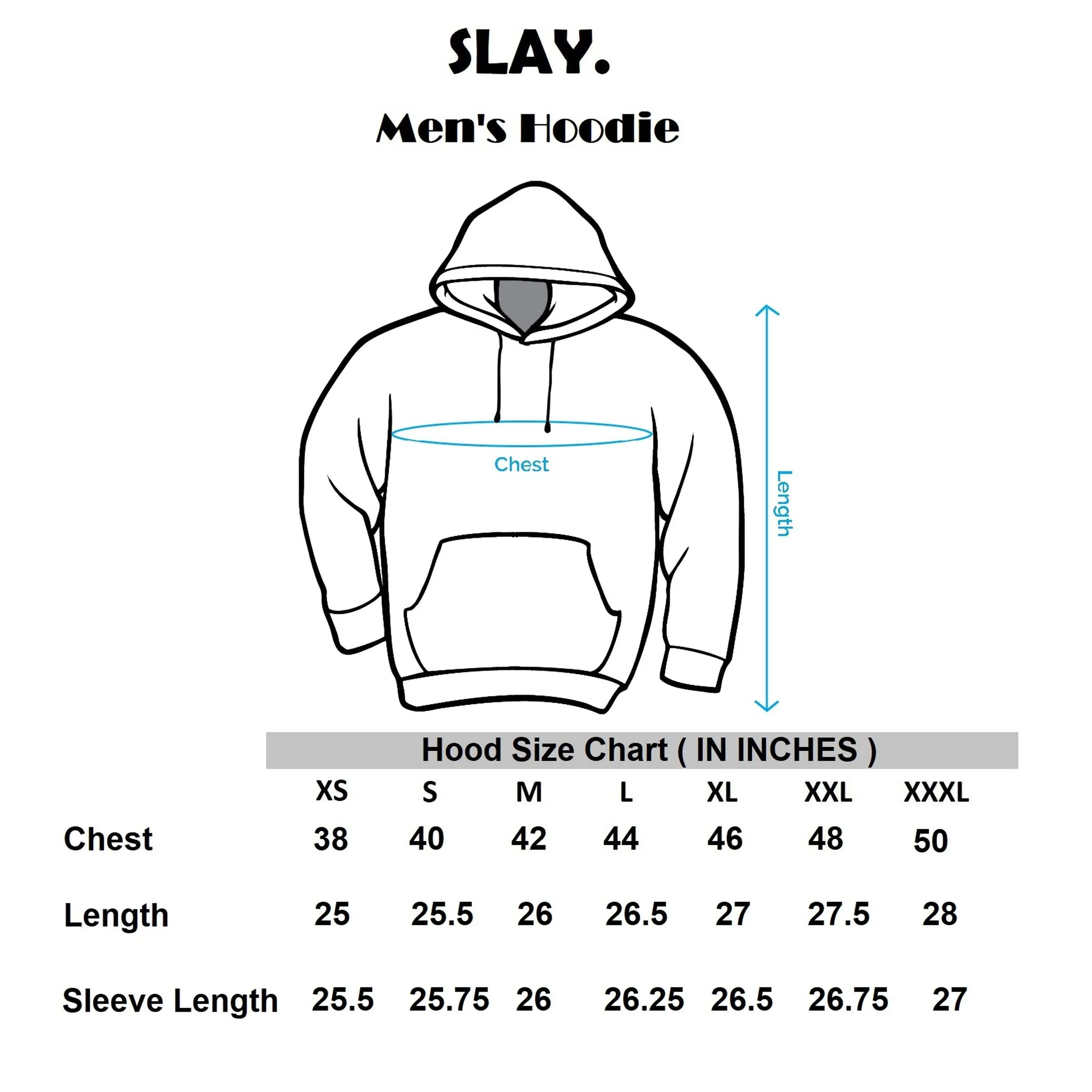 SLAY. Men's Printed BALLIN Edition Hoodie With Kangaroo Pocket