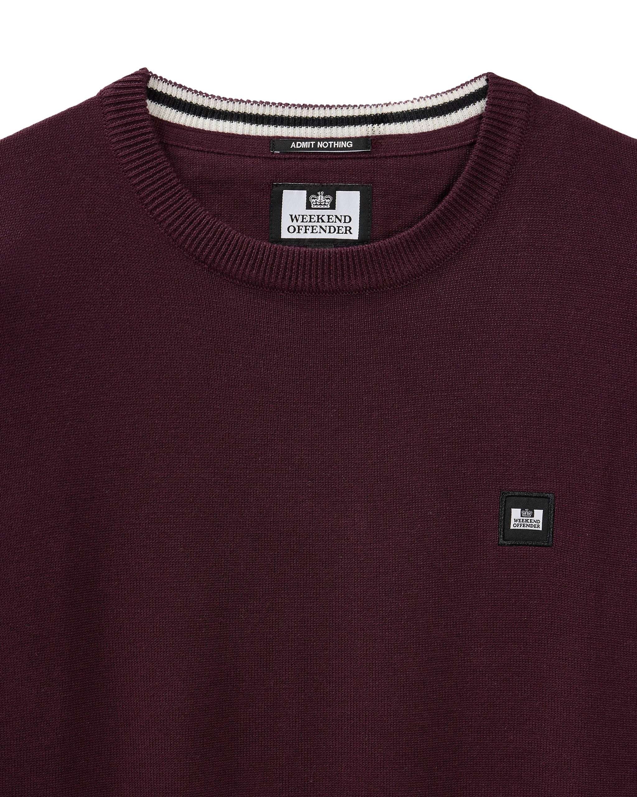 Solace Knitted Sweater Acai Berry