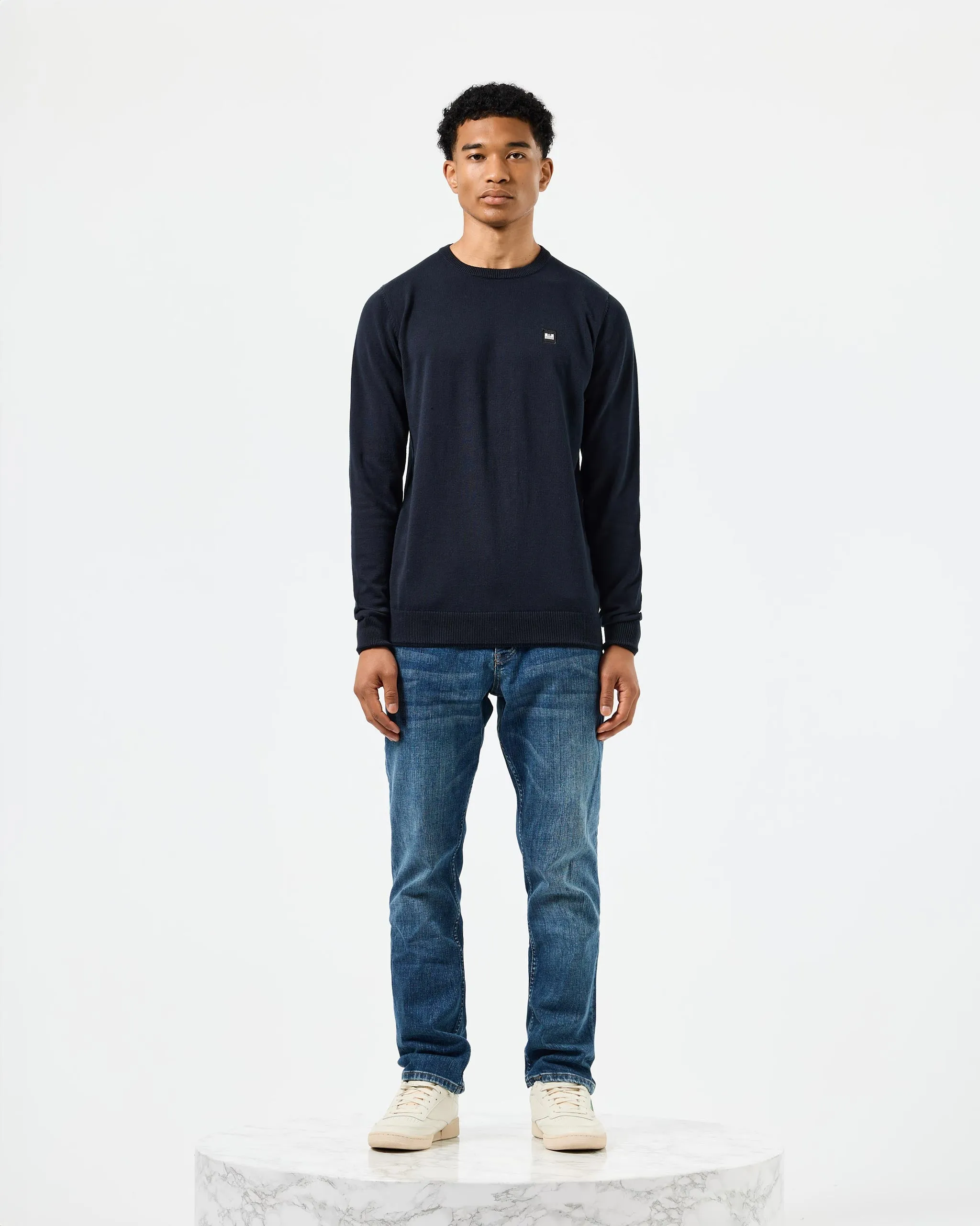 Solace Knitted Sweater Navy