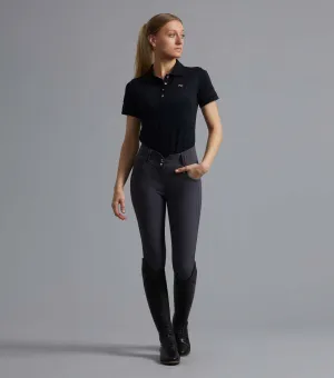 Sophia Ladies Full Seat High Waist Riding Breeches Anthracite