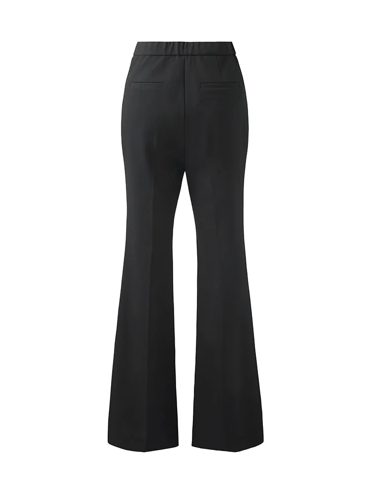 Stretch Micro-Flared Women Pants