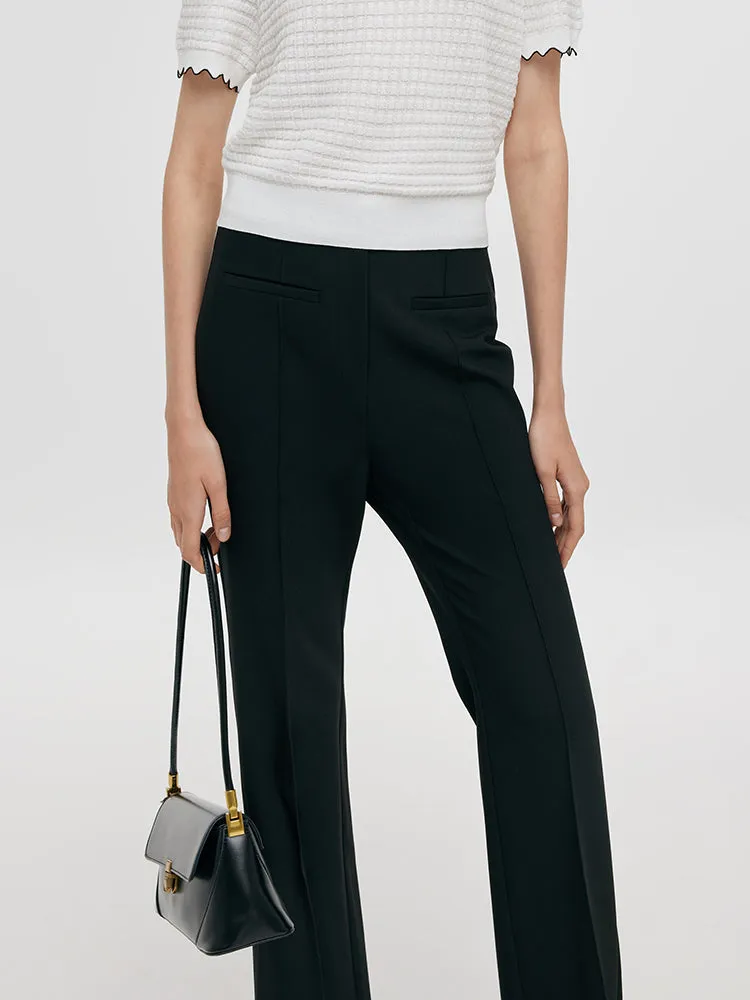 Stretch Micro-Flared Women Pants