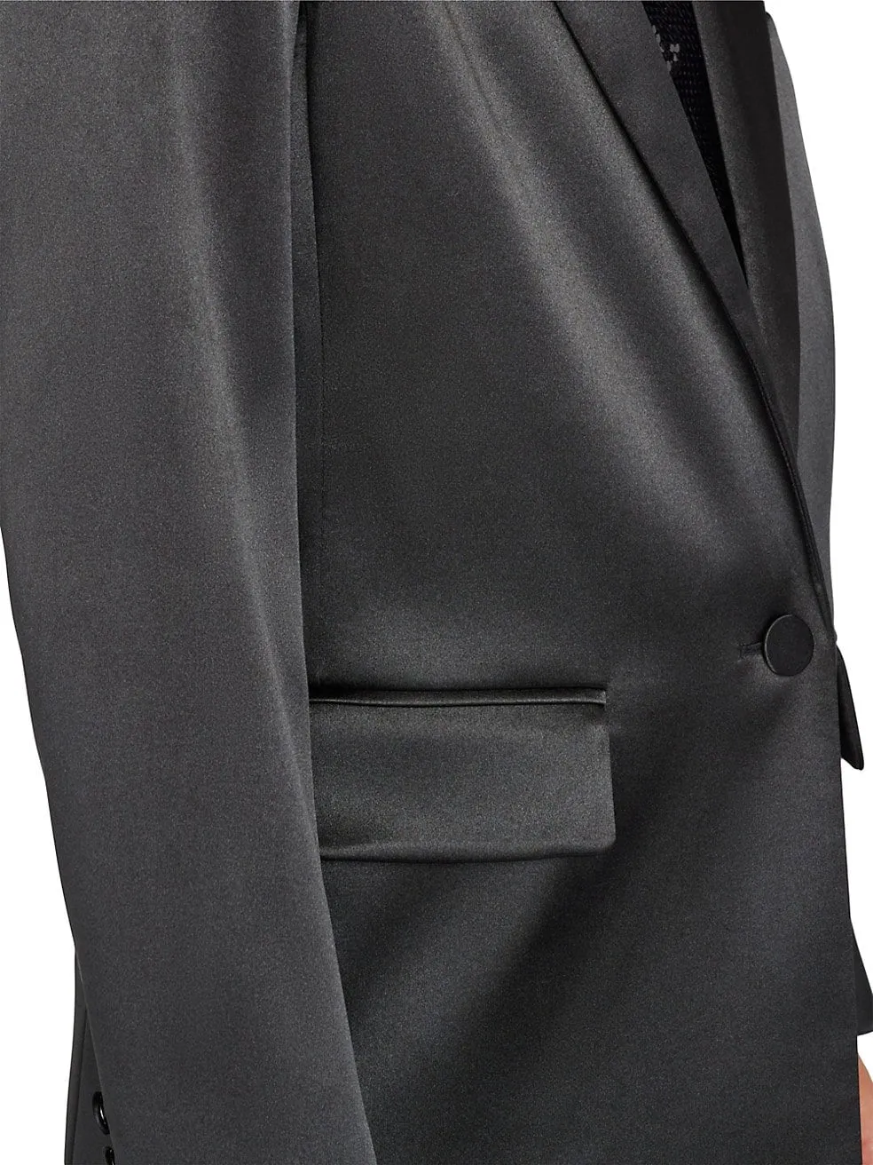 Strong Shoulder Blazer - Noir