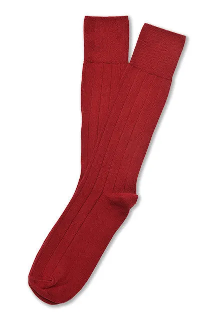 Supima Cotton Dress Rib Socks