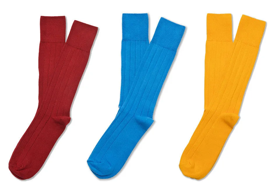 Supima Cotton Dress Rib Socks