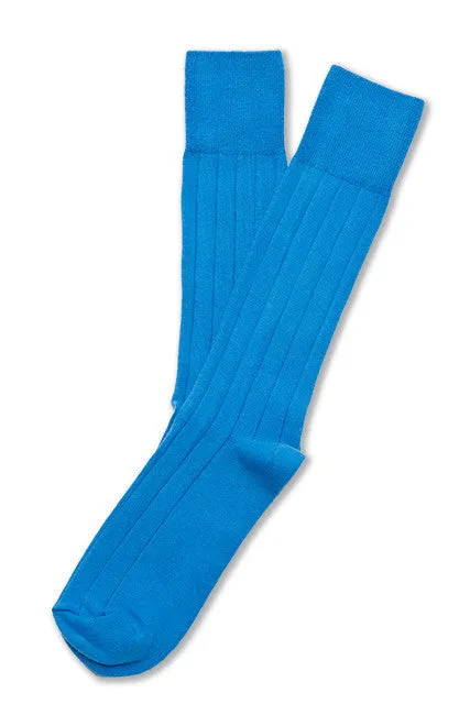 Supima Cotton Dress Rib Socks