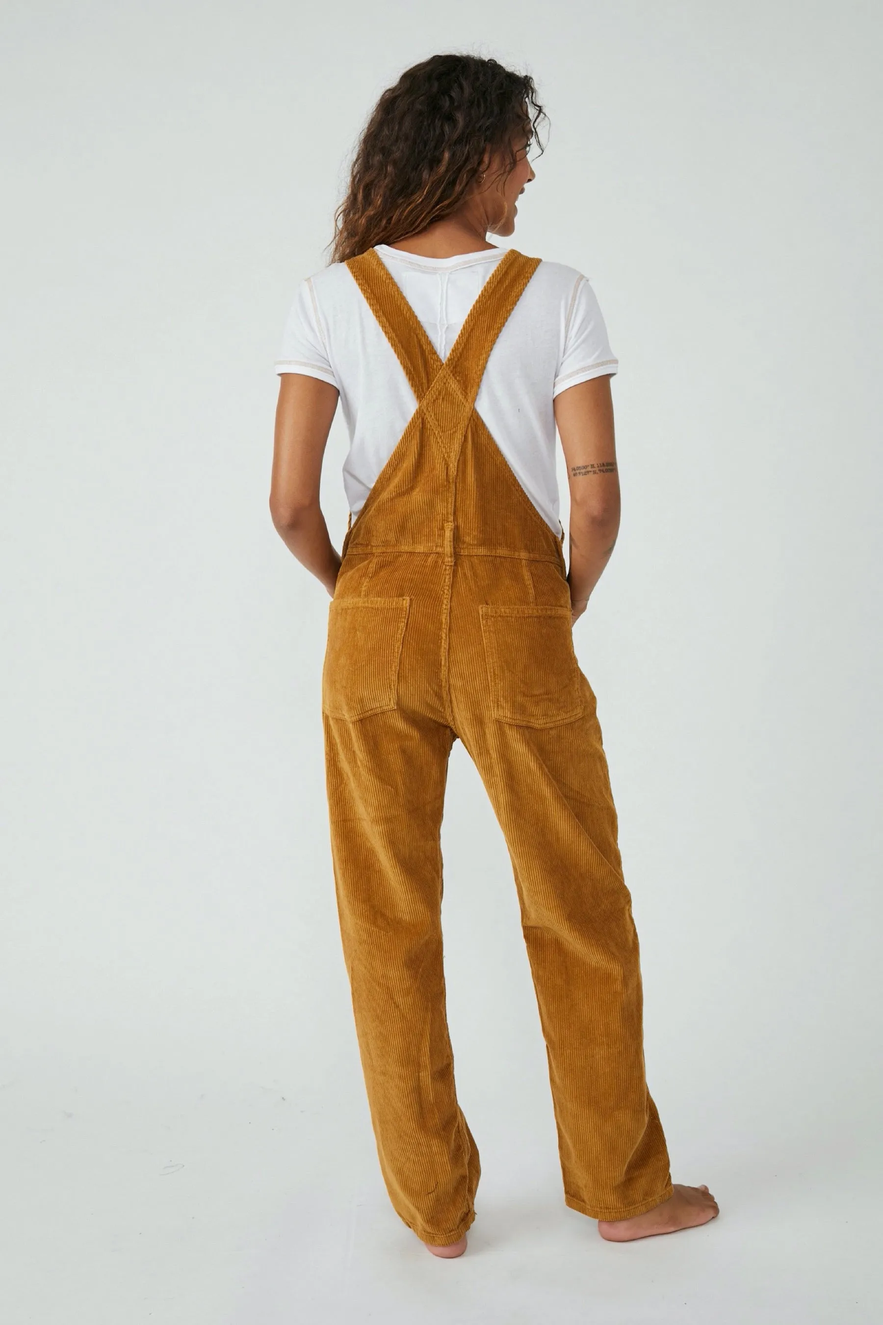 Tan Cord Ziggy Overall