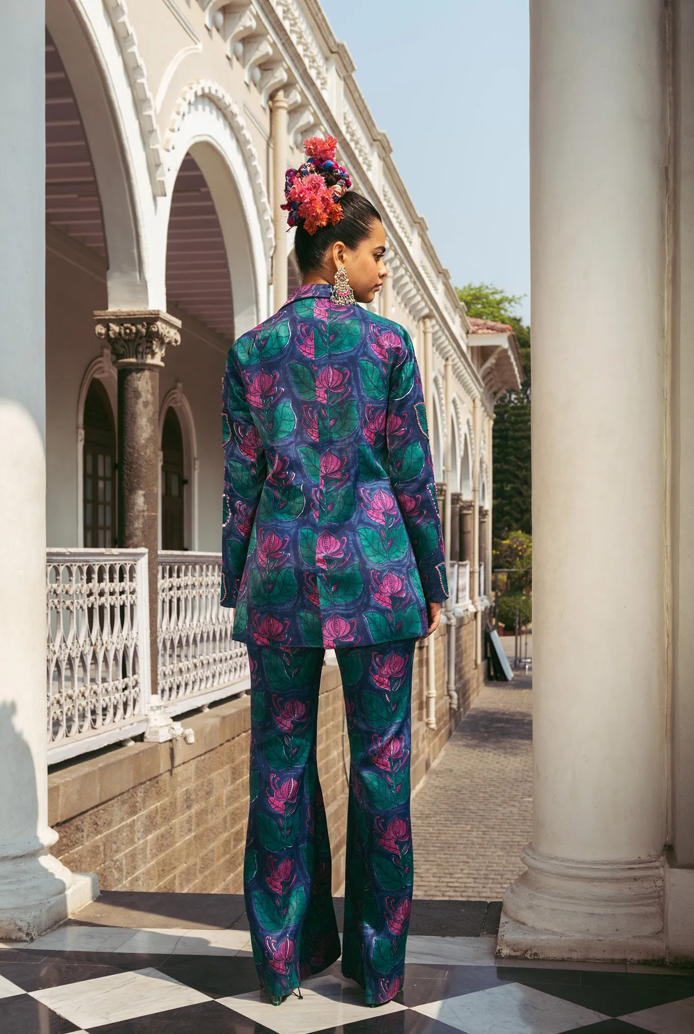 Taragarh Silk Pantsuit