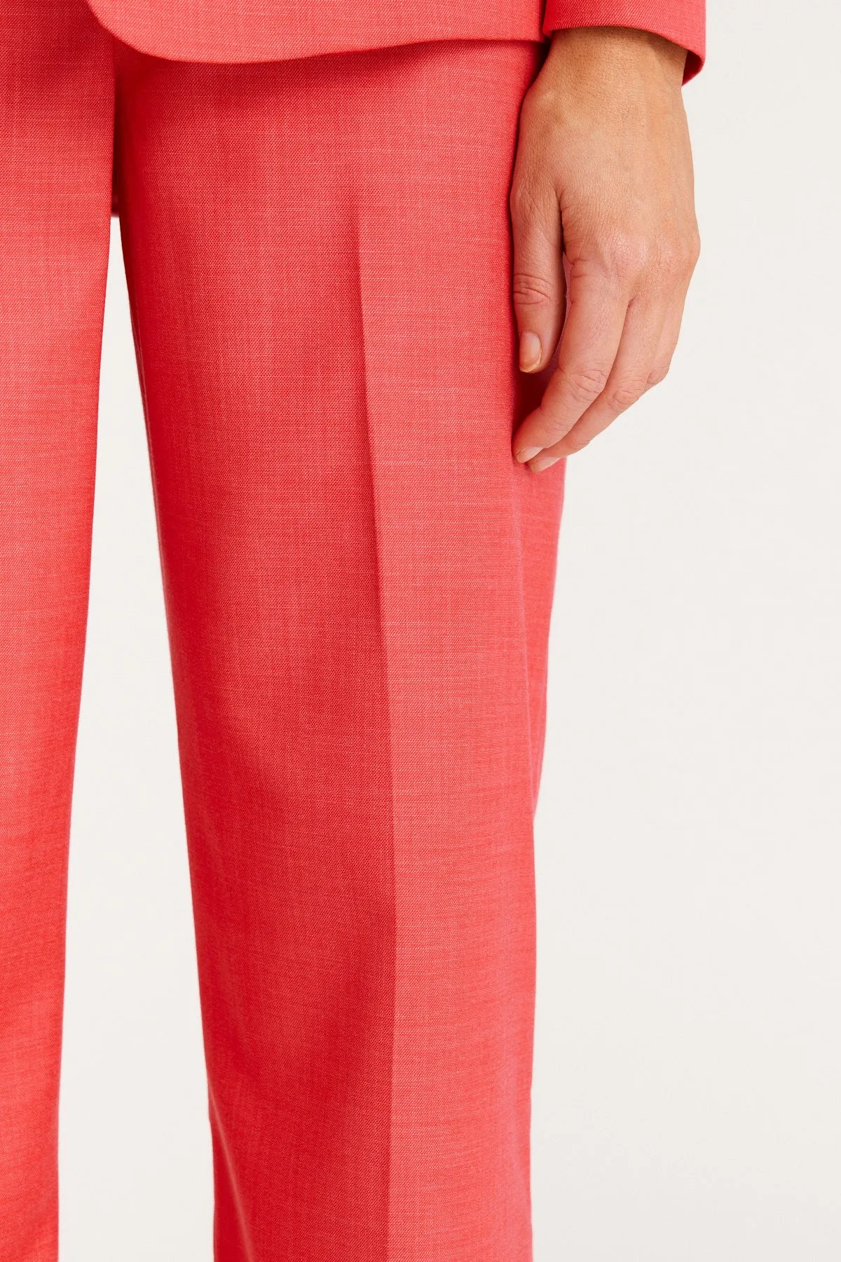 Tate Wide Leg Pant - Guava