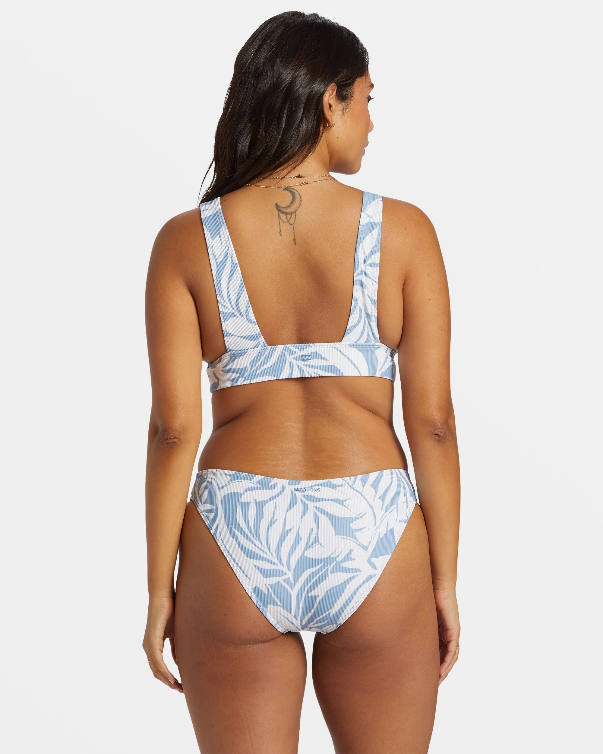 The Coast Is Calling Plunge Tank Bikini Top - Western Sky