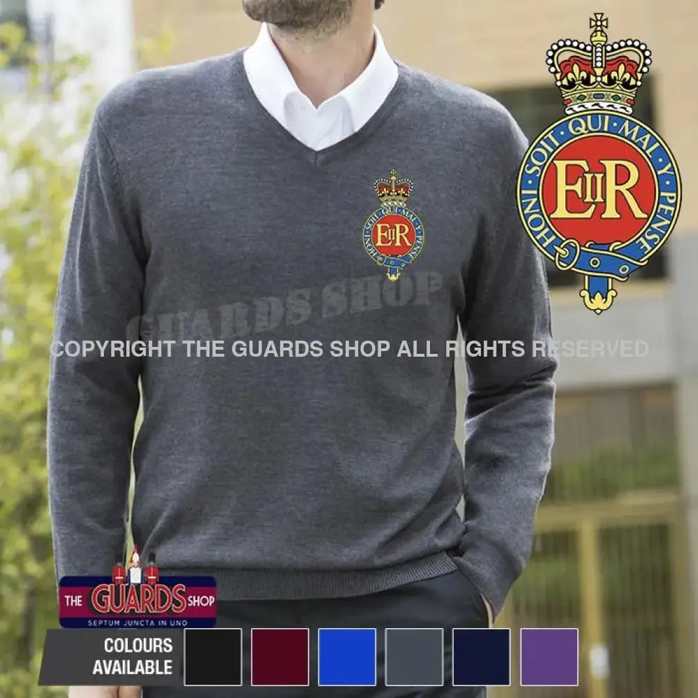 The Household Cavalry Lightweight V Neck Sweater