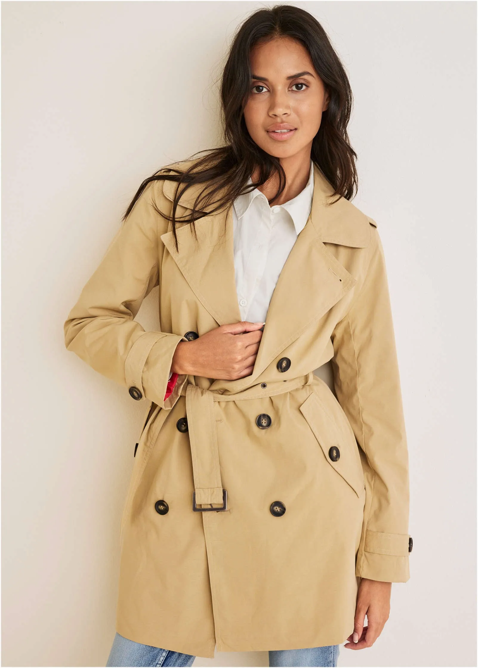 The Perfect Trench Coat - Gold