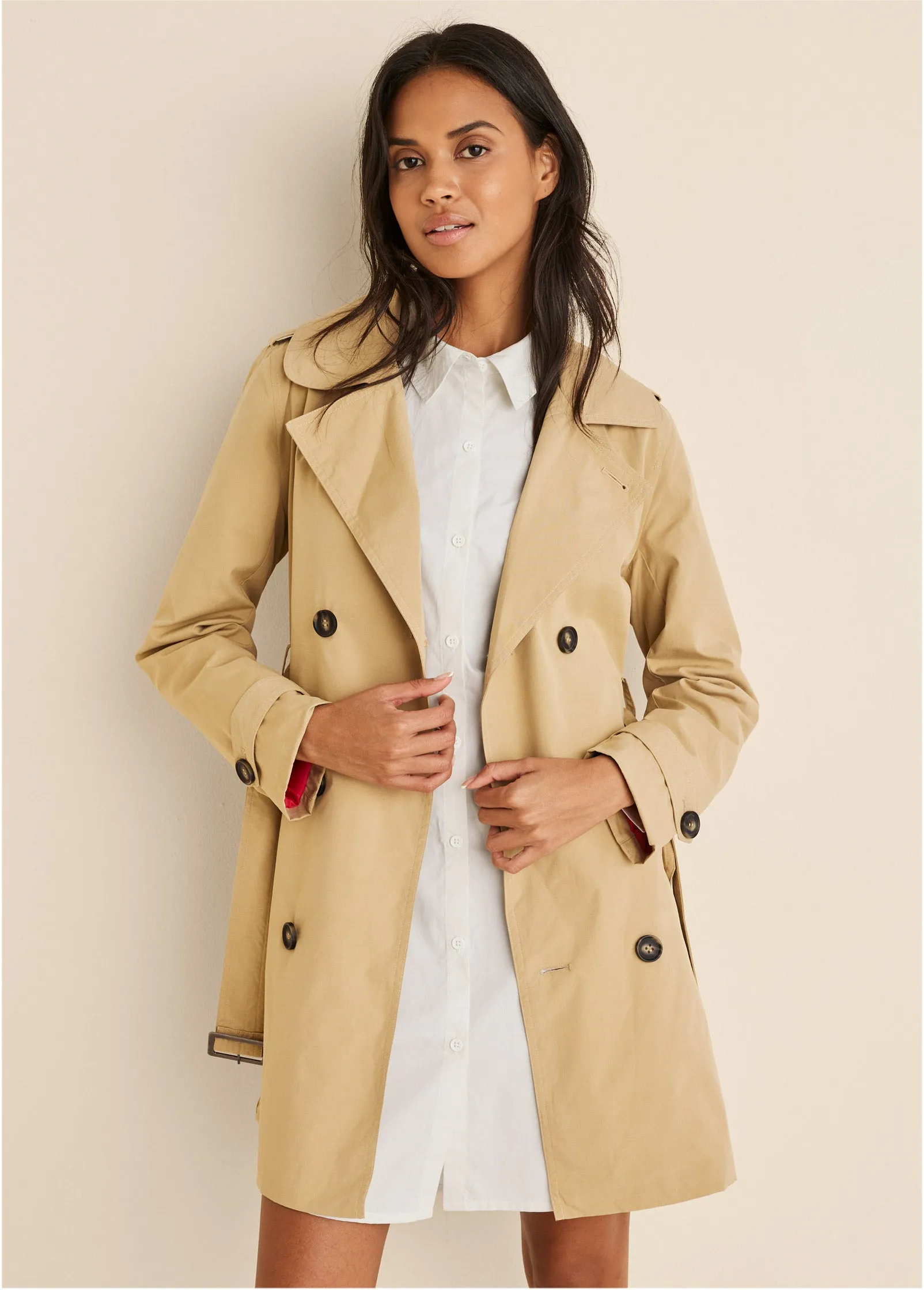 The Perfect Trench Coat - Gold