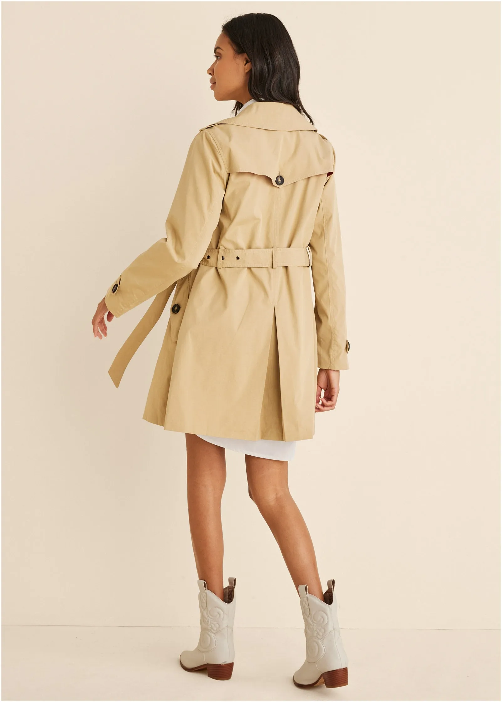 The Perfect Trench Coat - Gold