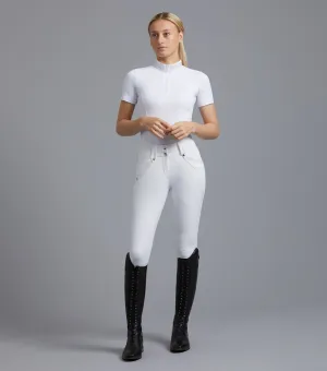 Torino Ladies Full Seat Gel Competition Riding Breeches White