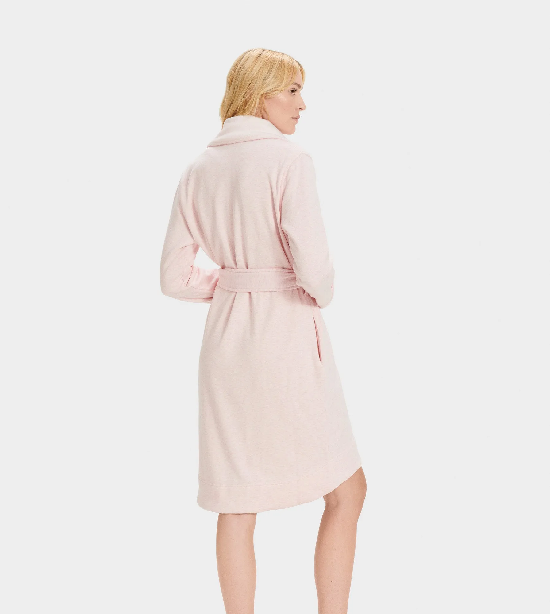 UGG Seashell Pink Blanche II Fleece Wrap Robe