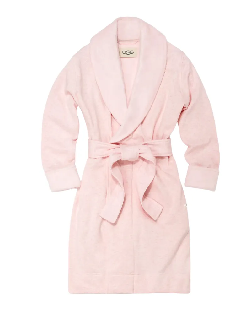 UGG Seashell Pink Blanche II Fleece Wrap Robe