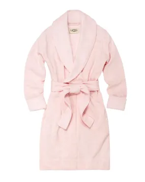 UGG Seashell Pink Blanche II Fleece Wrap Robe