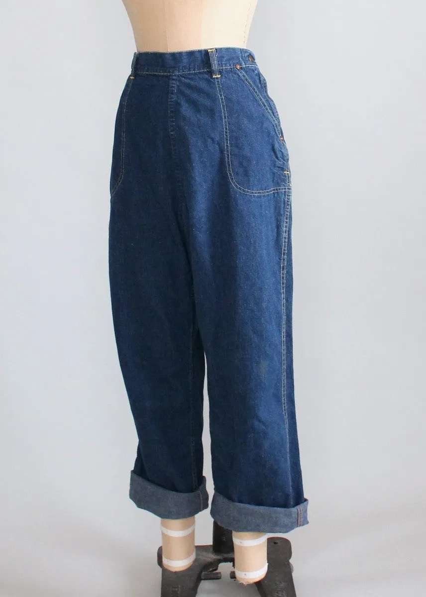 Vintage 1950s Tuf-Nut High Waist Jeans