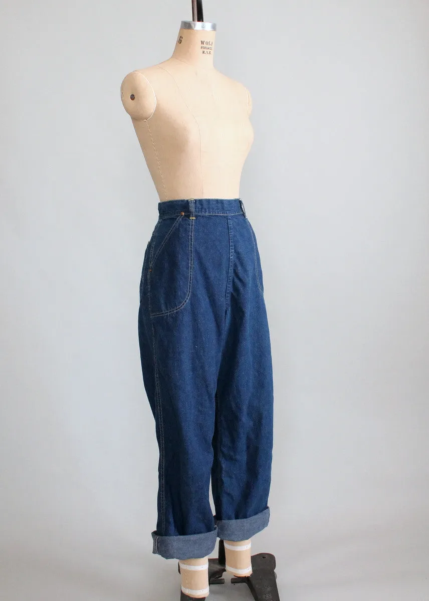 Vintage 1950s Tuf-Nut High Waist Jeans