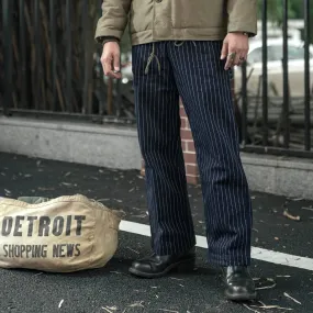 Vintage 50s Mechanic Work Pants with Railroad Carpenter Stripe