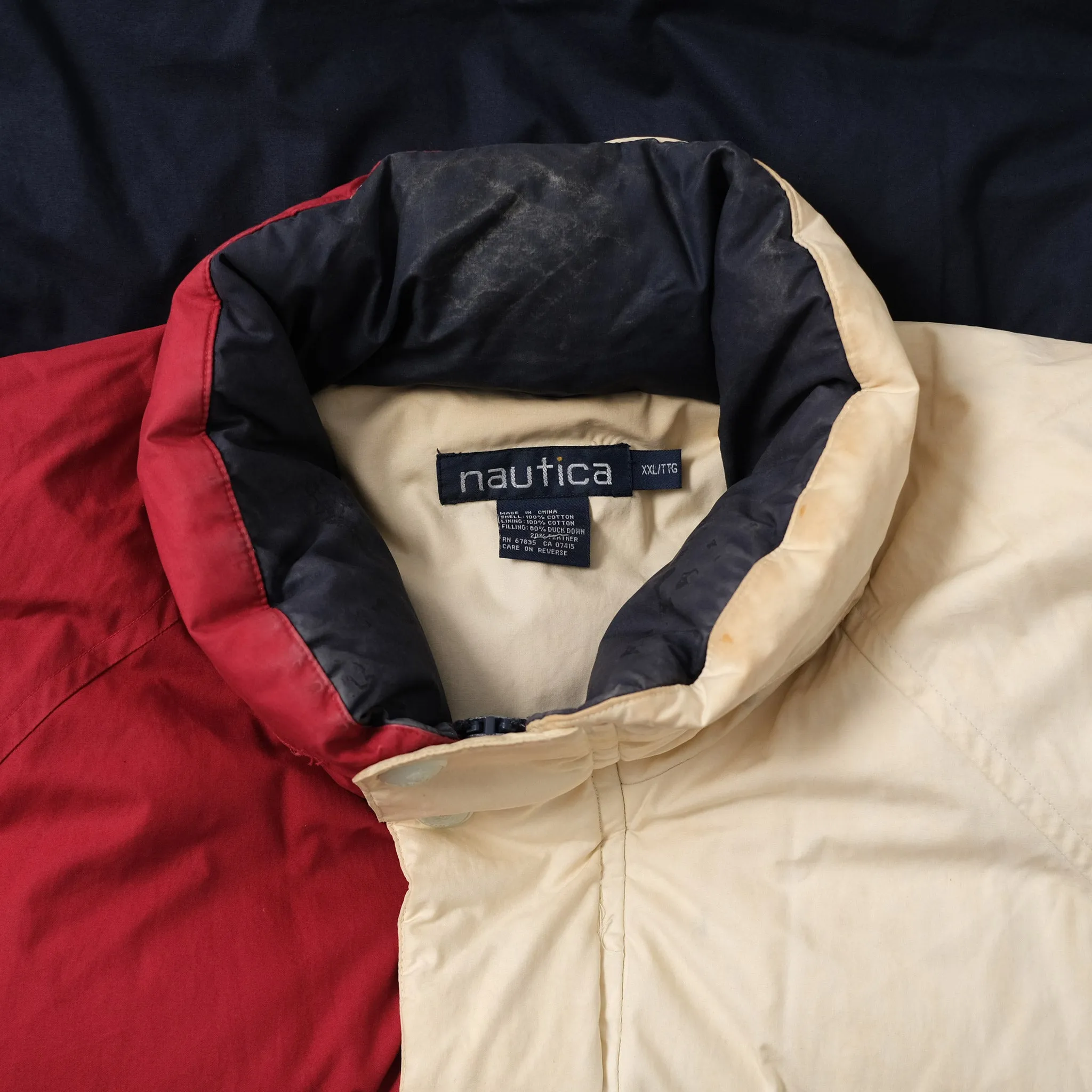 Vintage Nautica Puffer Jacket XXL