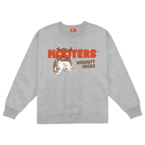 Virginity Rocks x Hooters Grey Crewneck