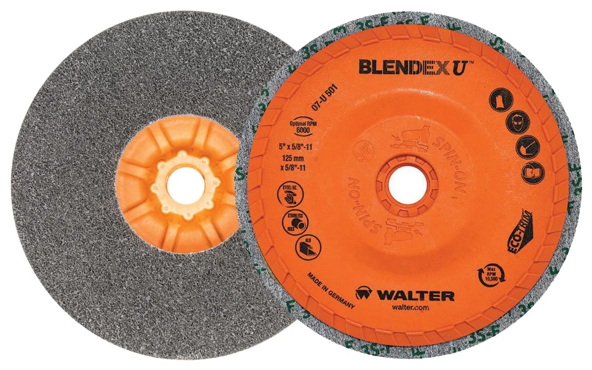 Walter 07U501 5" 5/8-11" Blendex U Cup Disc