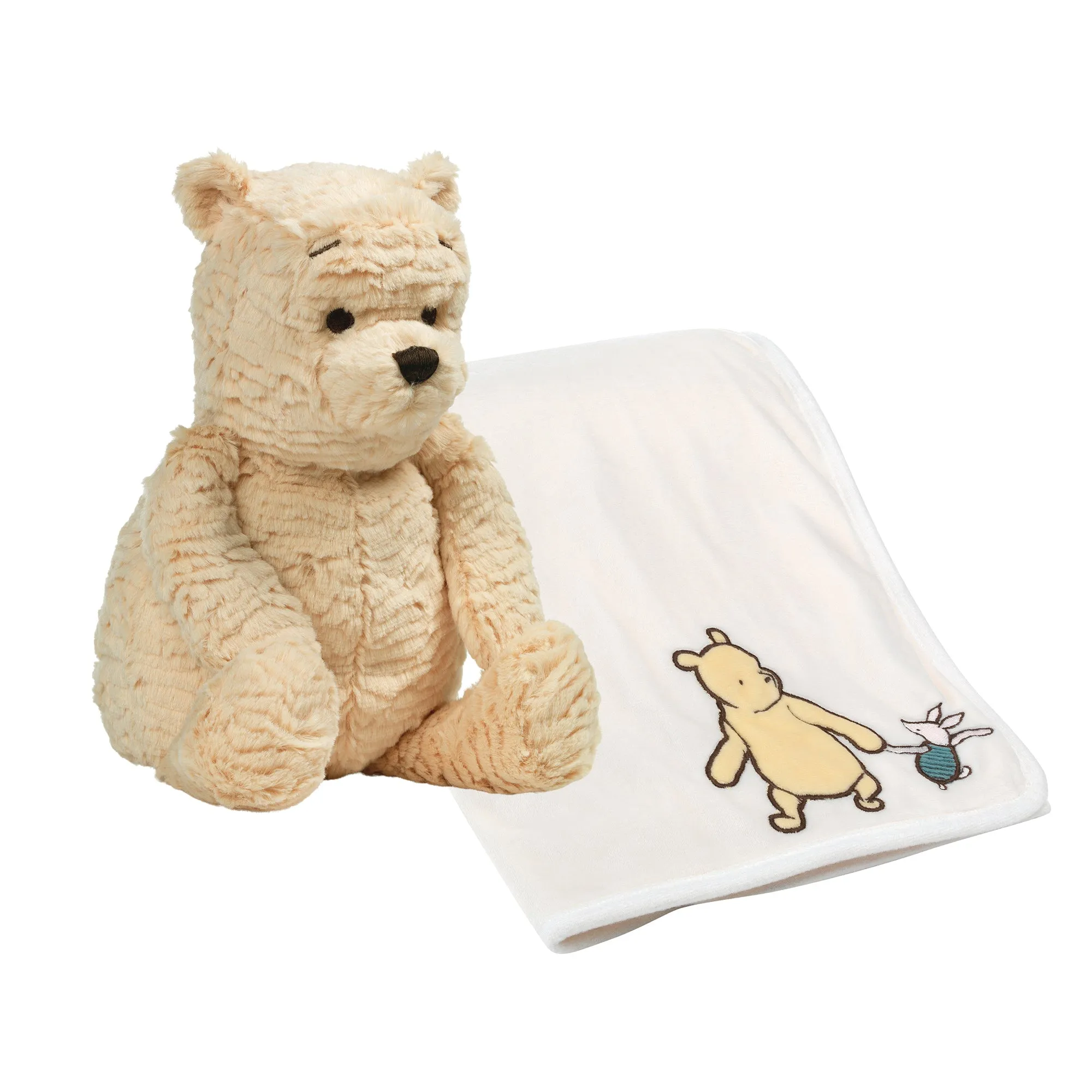 Winnie the Pooh Blanket & Plush Baby Gift Set