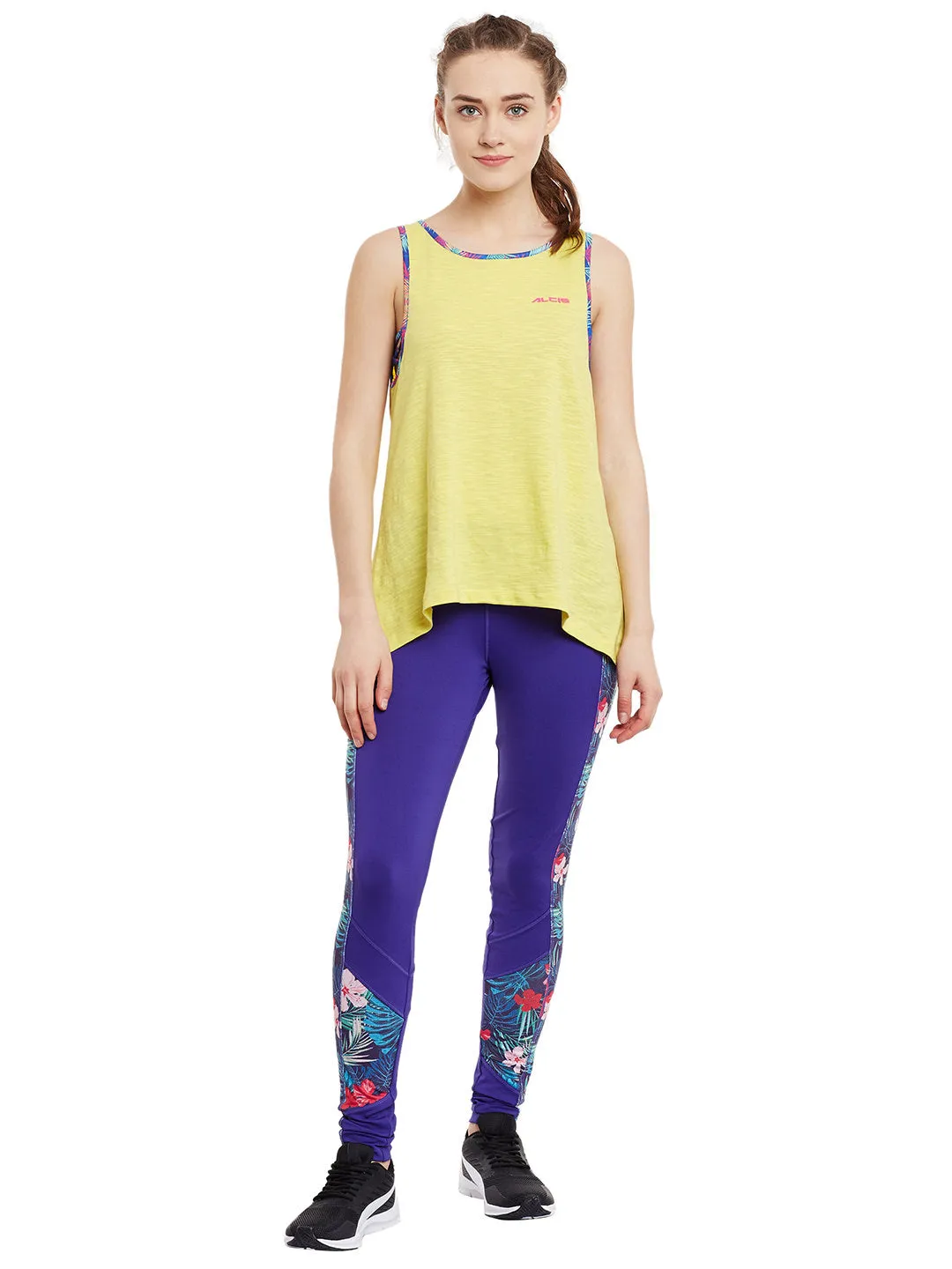 Women Multi Solid Legging